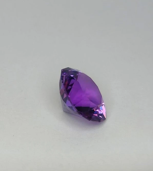 19.32ct Beautiful Natural Amethyst Modified Cushion Cut Faceted Loose Gemstones from Brazil — view 3